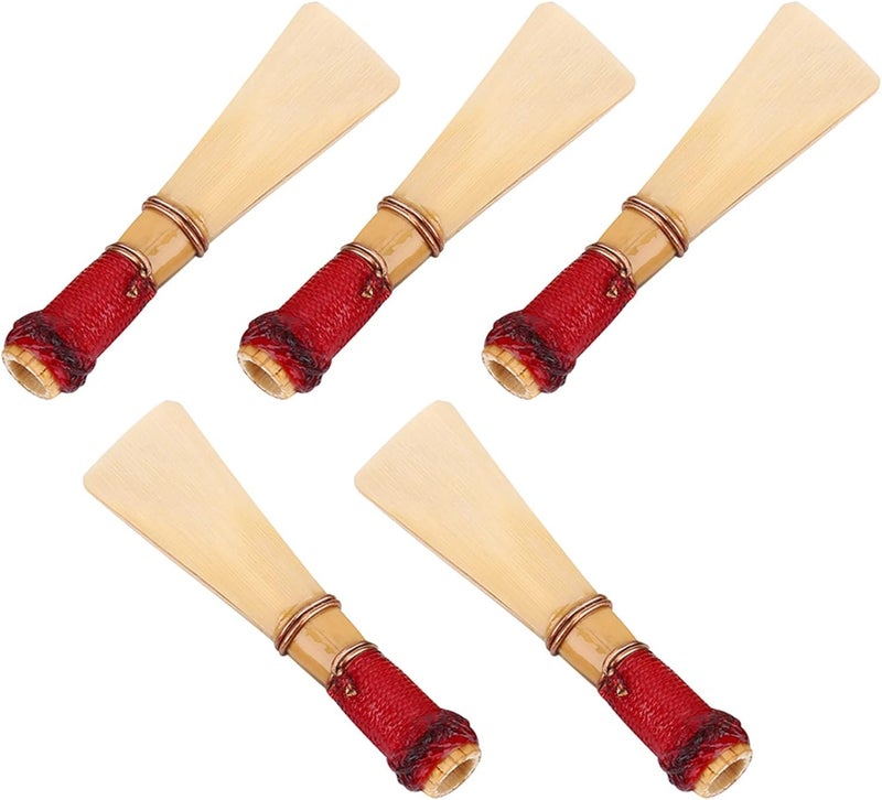 GOTOTOP 5 Pcs Bamboo Bassoon Reeds Medium Bassoon Reeds Box Instrument Accessories, 71 X 21 X 21 Mm - Image 1